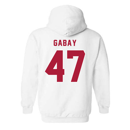 LMU - NCAA Baseball : Lucas Gabay - Classic Shersey Hooded Sweatshirt-1