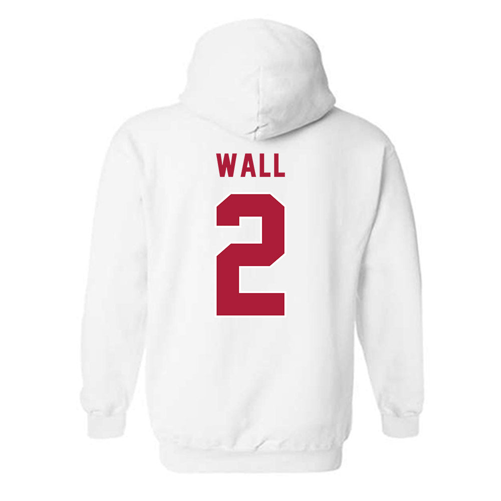 LMU - NCAA Baseball : Jaxson Wall - Classic Shersey Hooded Sweatshirt-1