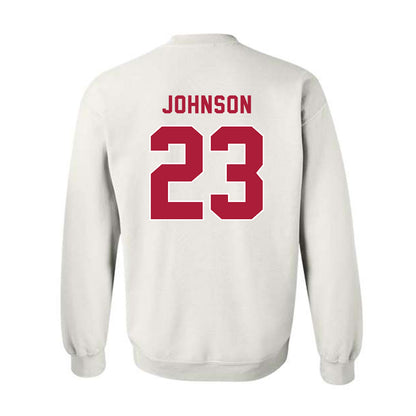 LMU - NCAA Baseball : Jonah Johnson - Classic Shersey Crewneck Sweatshirt-1