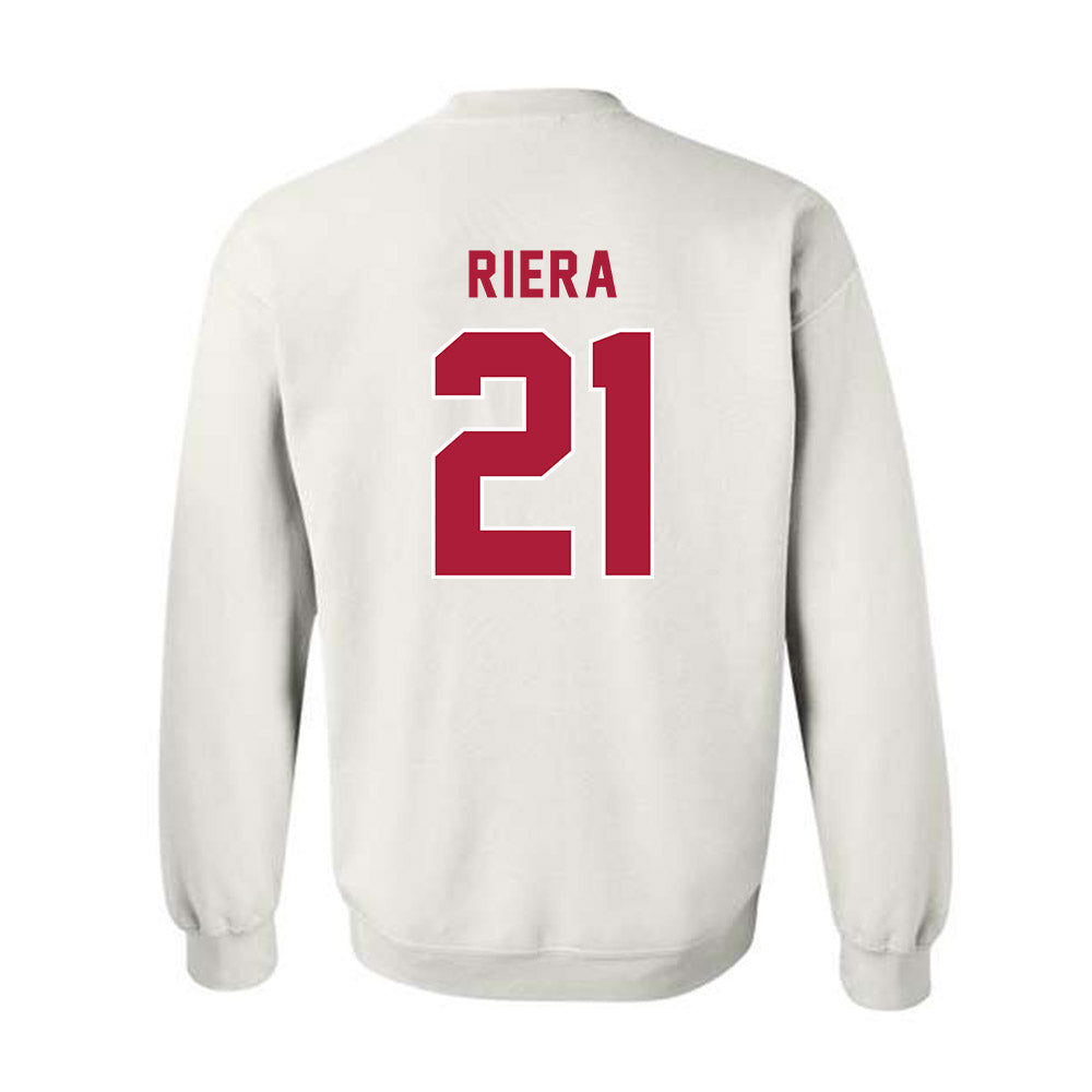 LMU - NCAA Baseball : Niko Riera - Classic Shersey Crewneck Sweatshirt-1