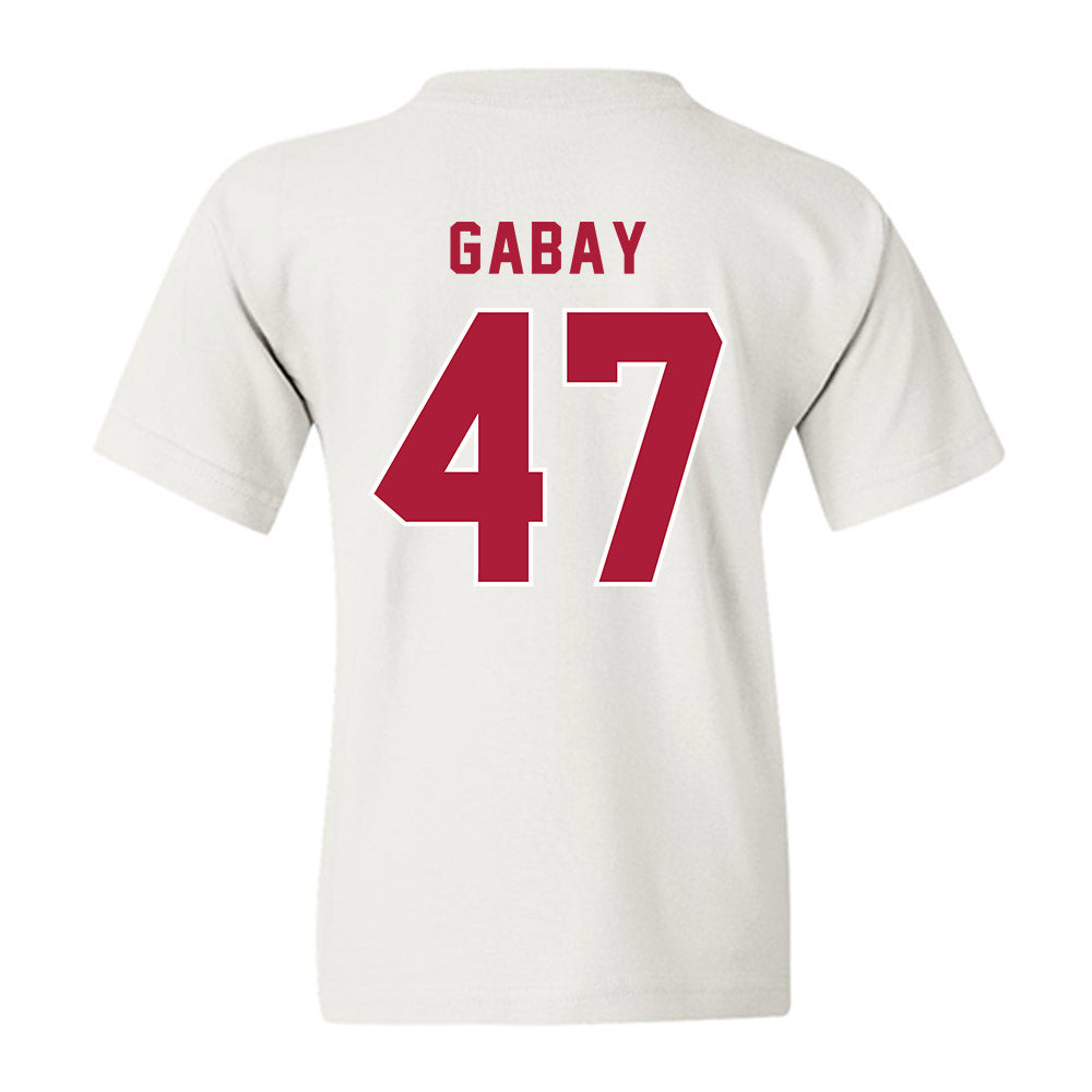 LMU - NCAA Baseball : Lucas Gabay - Classic Shersey Youth T-Shirt-1