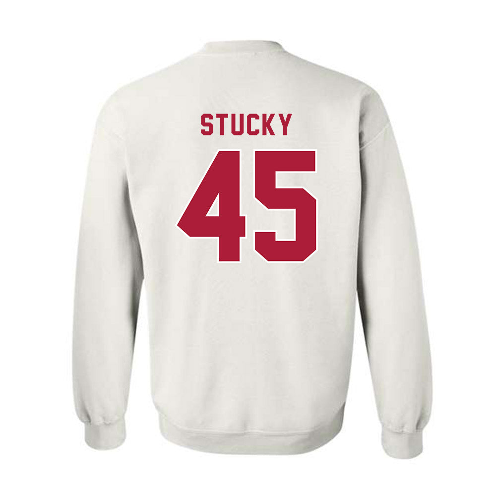 LMU - NCAA Baseball : Cole Stucky - Classic Shersey Crewneck Sweatshirt-1
