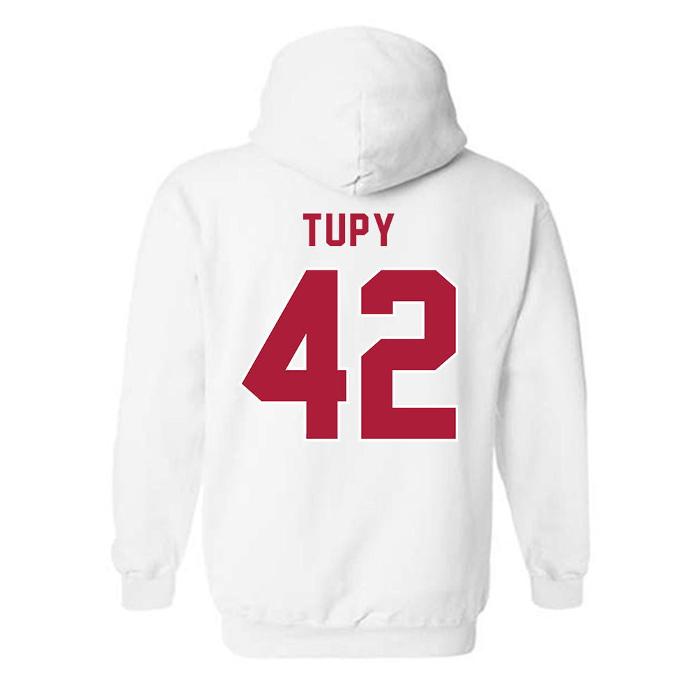 LMU - NCAA Men's Basketball : George Tupy - Classic Shersey Hooded Sweatshirt-1