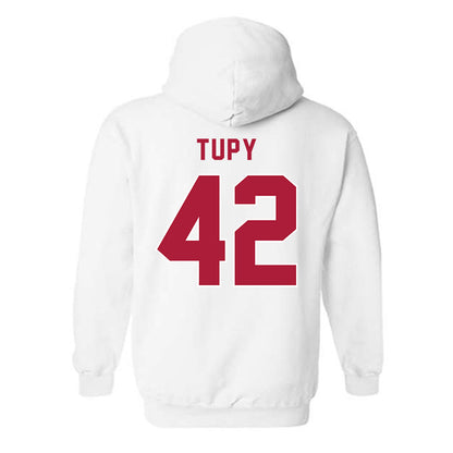 LMU - NCAA Men's Basketball : George Tupy - Classic Shersey Hooded Sweatshirt-1