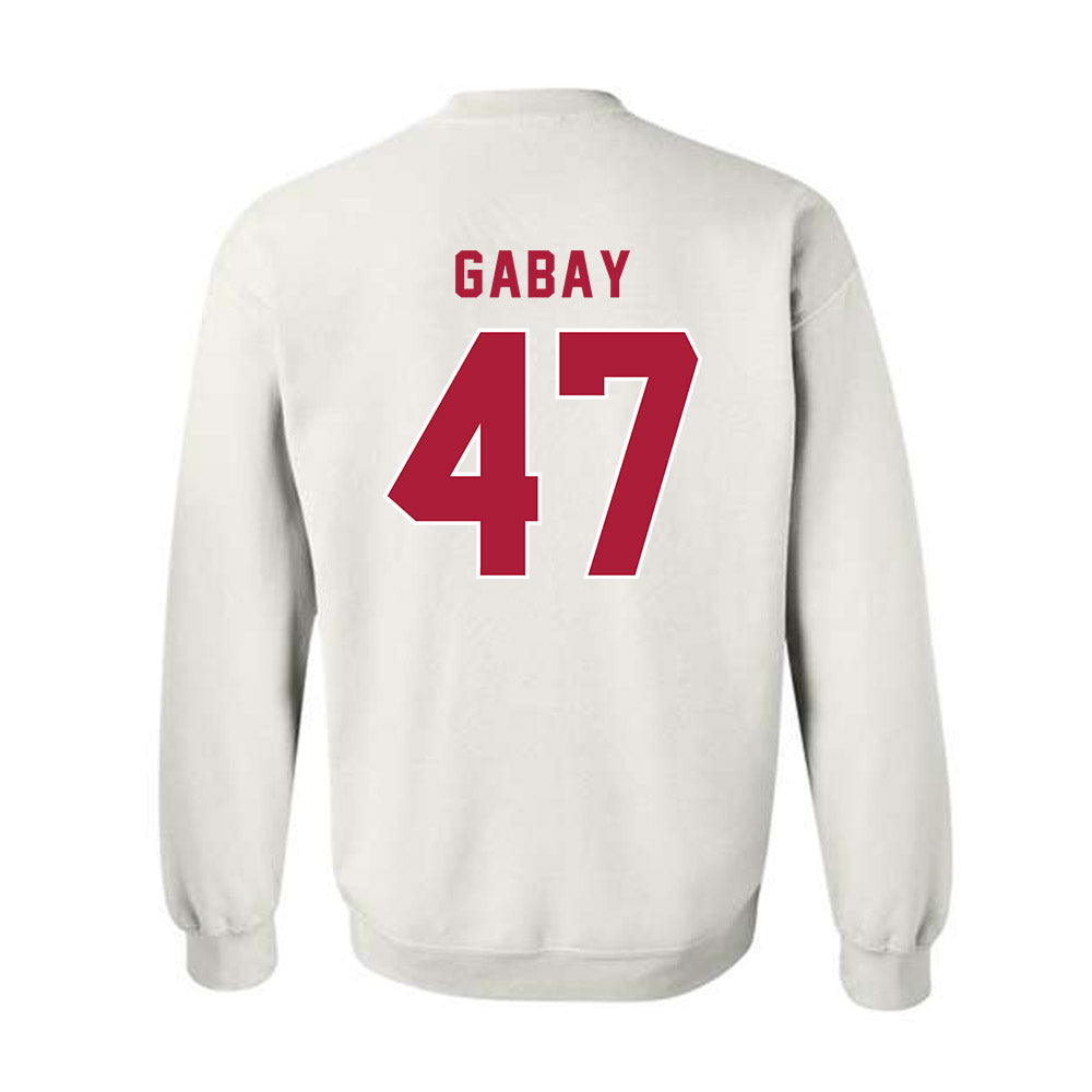 LMU - NCAA Baseball : Lucas Gabay - Classic Shersey Crewneck Sweatshirt-1