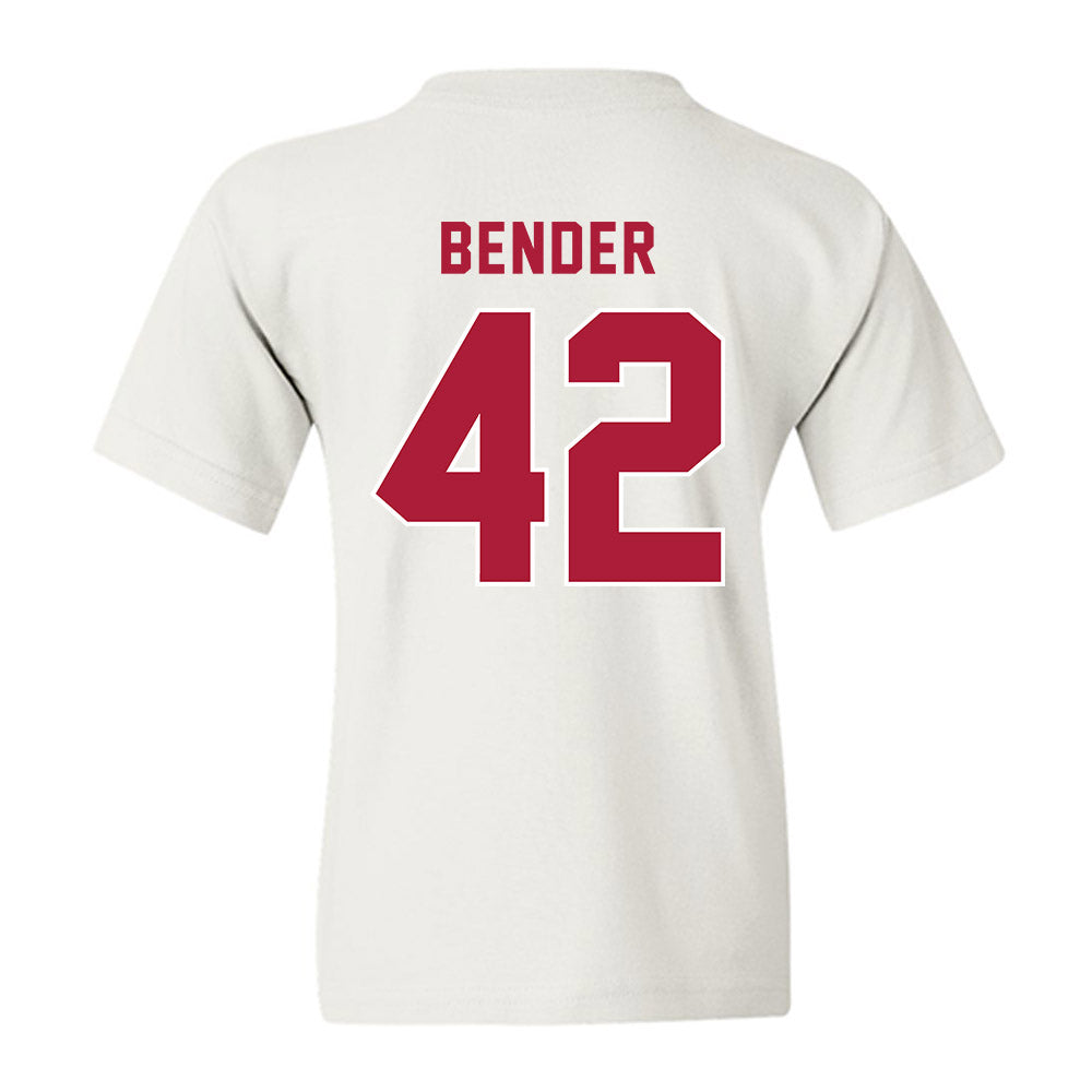 LMU - NCAA Baseball : Zach Bender - Classic Shersey Youth T-Shirt-1