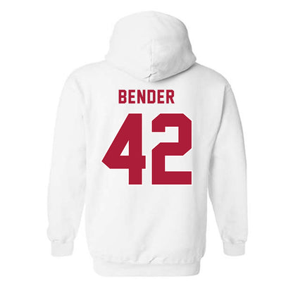 LMU - NCAA Baseball : Zach Bender - Classic Shersey Hooded Sweatshirt-1