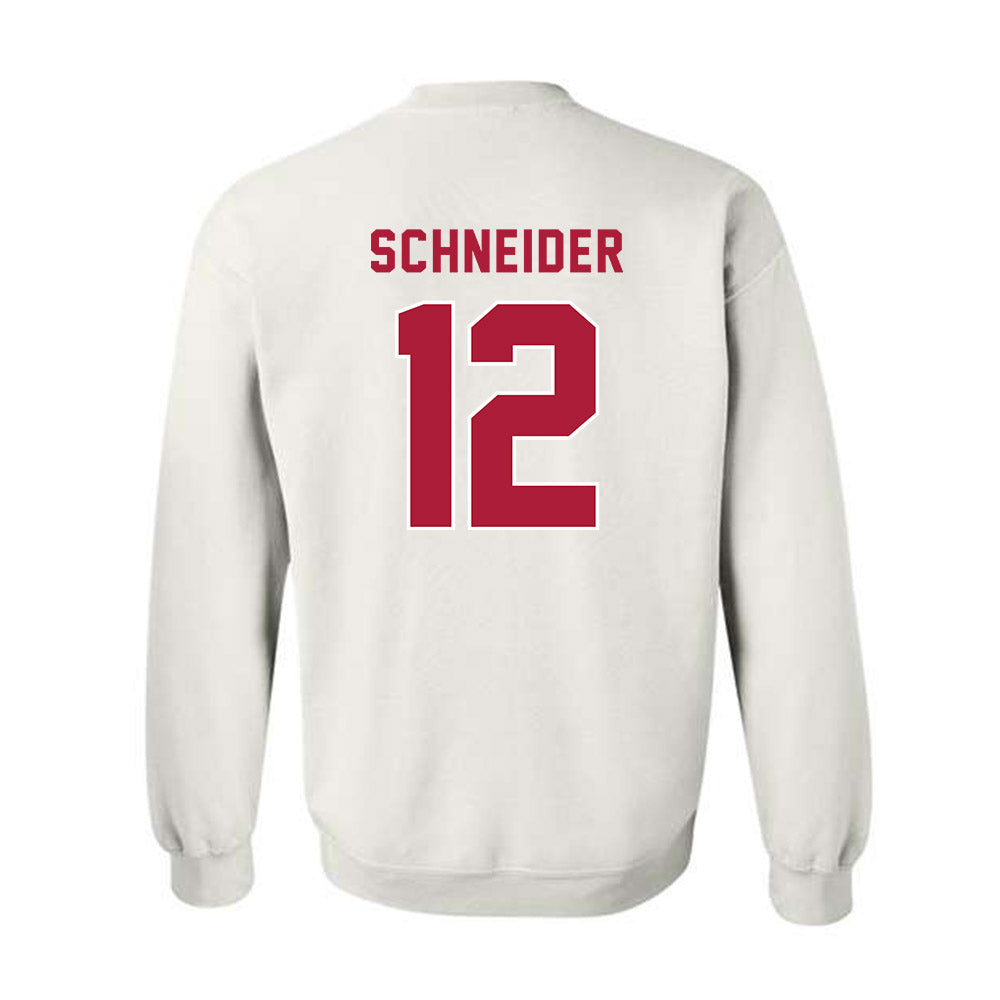 LMU - NCAA Baseball : Max Schneider - Classic Shersey Crewneck Sweatshirt-1