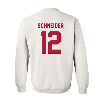 LMU - NCAA Baseball : Max Schneider - Classic Shersey Crewneck Sweatshirt-1
