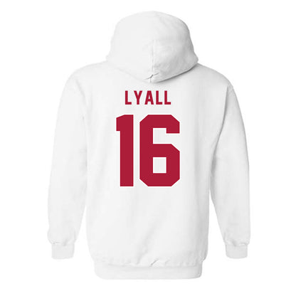 LMU - NCAA Baseball : Jake Lyall - Classic Shersey Hooded Sweatshirt-1