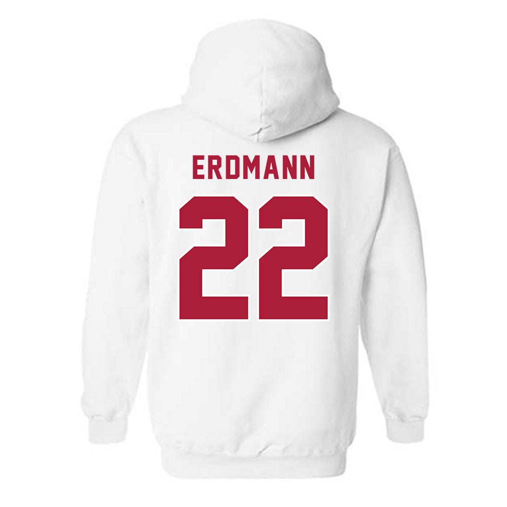 LMU - NCAA Baseball : Eric Erdmann - Classic Shersey Hooded Sweatshirt-1