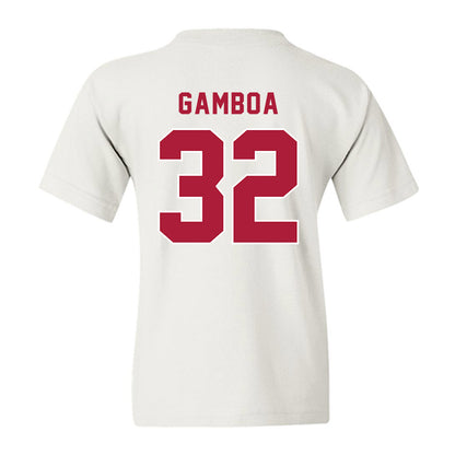 LMU - NCAA Baseball : Alex Gamboa - Classic Shersey Youth T-Shirt-1