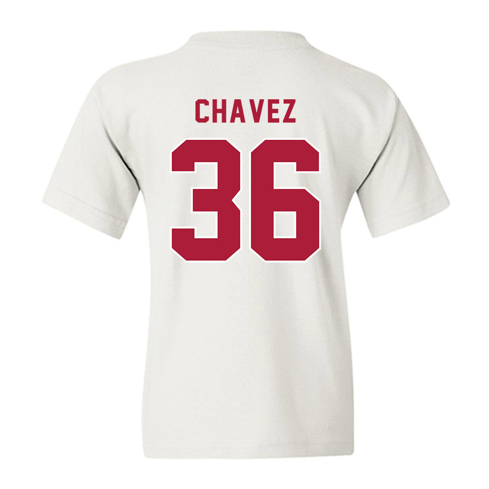 LMU - NCAA Baseball : Alex Chavez - Classic Shersey Youth T-Shirt-1