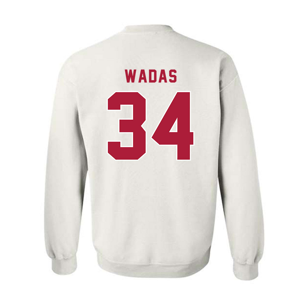 LMU - NCAA Baseball : Zach Wadas - Classic Shersey Crewneck Sweatshirt-1