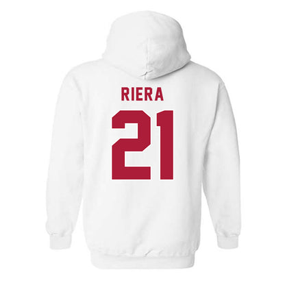 LMU - NCAA Baseball : Niko Riera - Classic Shersey Hooded Sweatshirt-1