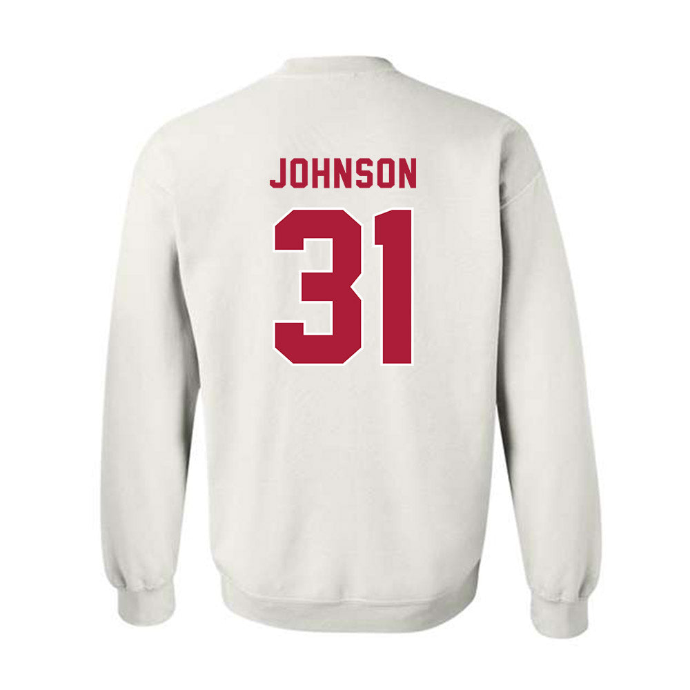 LMU - NCAA Baseball : Alec Johnson - Classic Shersey Crewneck Sweatshirt-1