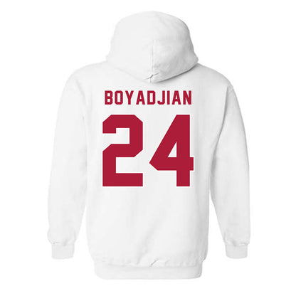 LMU - NCAA Men's Soccer : Anthony Boyadjian - Classic Shersey Hooded Sweatshirt-1