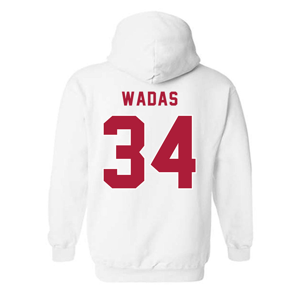 LMU - NCAA Baseball : Zach Wadas - Classic Shersey Hooded Sweatshirt-1