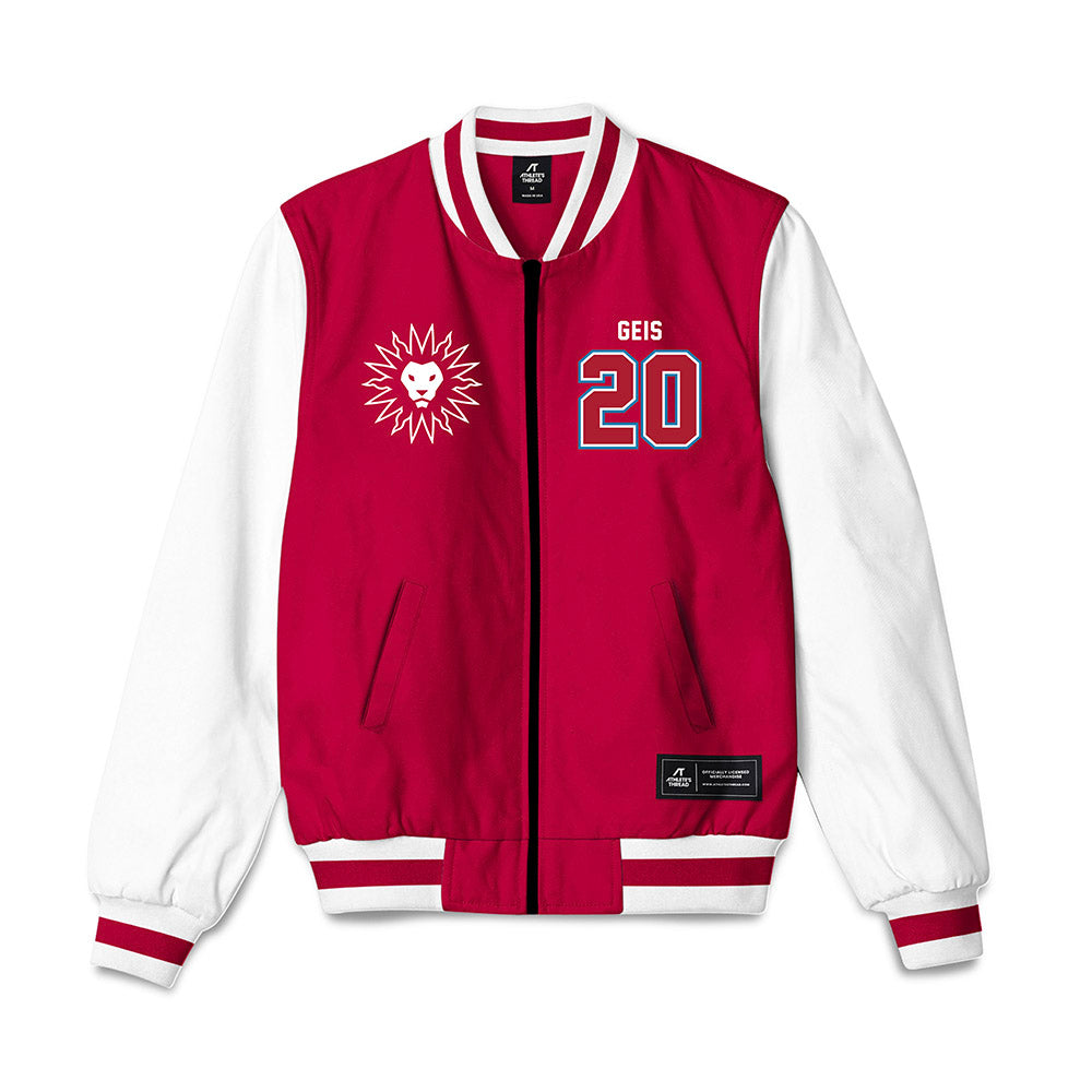 LMU - NCAA Baseball : Jake Geis - Bomber Jacket-0