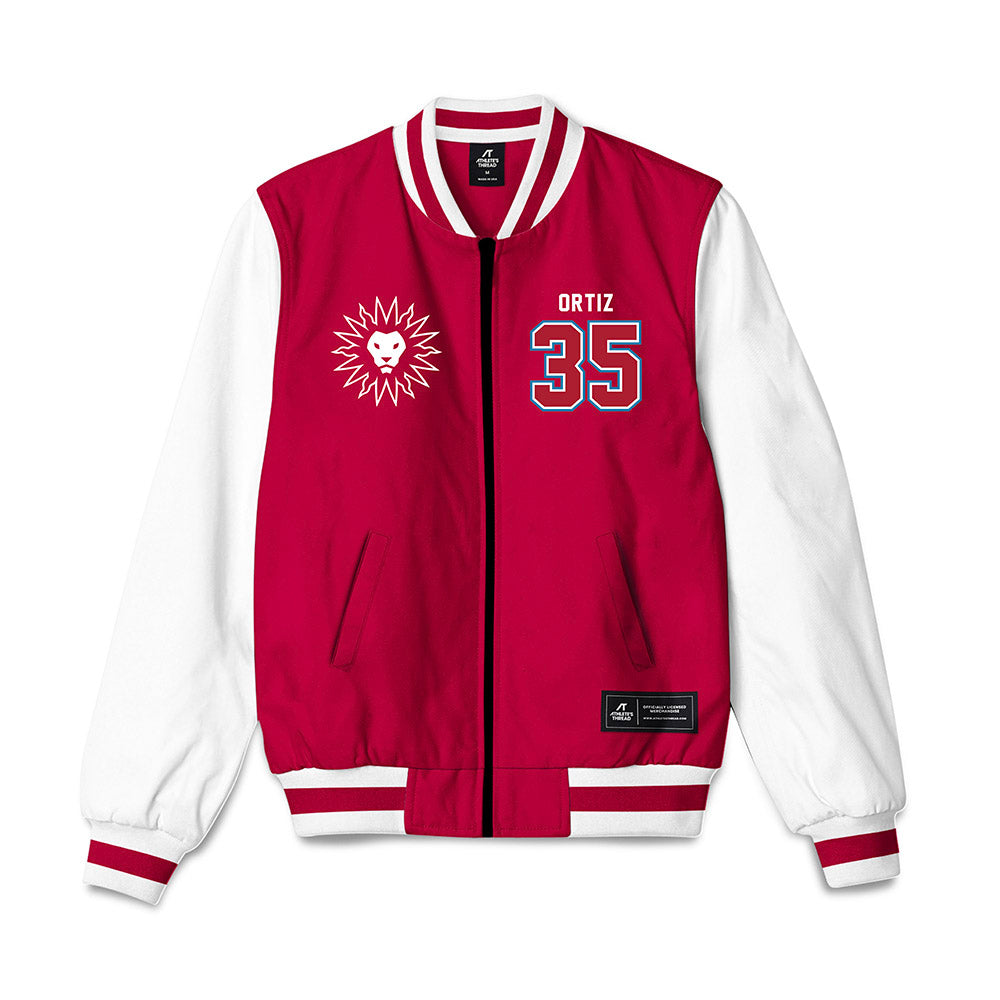 LMU - NCAA Baseball : Jordan Ortiz - Bomber Jacket-0