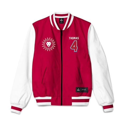 LMU - NCAA Men's Basketball : Aj Thomas - Bomber Jacket-0