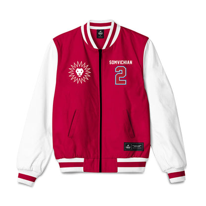 LMU - NCAA Women's Basketball : Mari Somvichian - Bomber Jacket-0