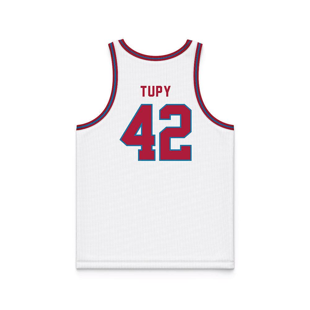LMU - NCAA Men's Basketball : George Tupy - Basketball Jersey-1