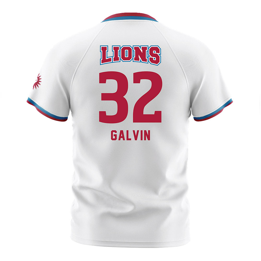 LMU - NCAA Men's Soccer : Quinn Galvin - White Soccer Jersey-1