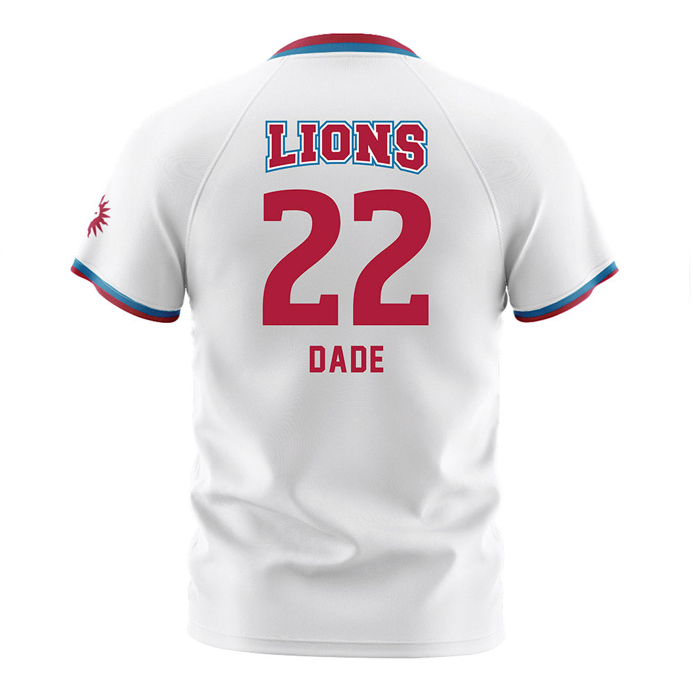 LMU - NCAA Men's Soccer : Ky Mani Dade - White Soccer Jersey-1