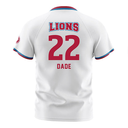 LMU - NCAA Men's Soccer : Ky Mani Dade - White Soccer Jersey-1