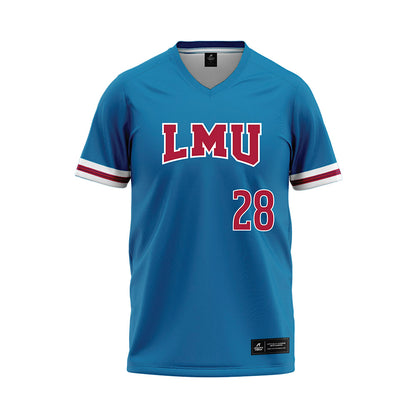 LMU - NCAA Softball : Jessie Gilbert - Baseball Jersey-0