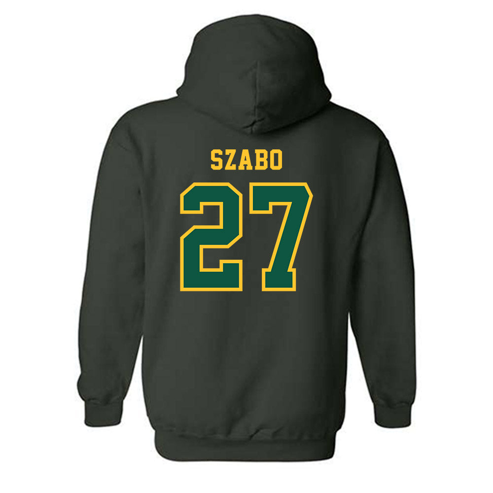 NDSU - NCAA Baseball : Zak Szabo - Classic Shersey Hooded Sweatshirt-1