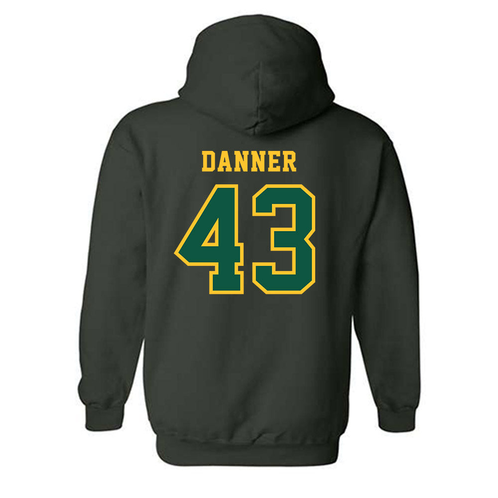NDSU - NCAA Football : Cash Danner - Classic Shersey Hooded Sweatshirt-1