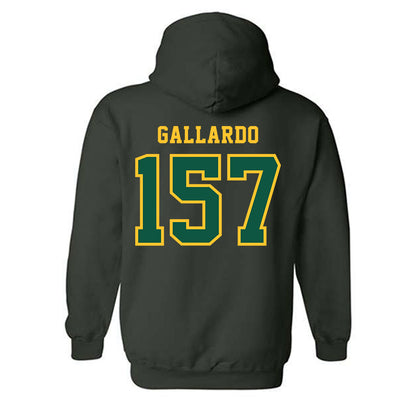 NDSU - NCAA Wrestling : Gabriel Gallardo - Classic Shersey Hooded Sweatshirt-1