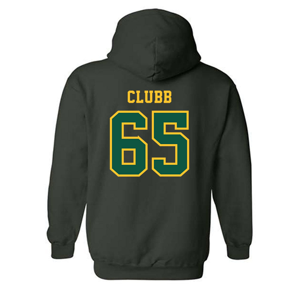 NDSU - NCAA Football : Brody Clubb - Classic Shersey Hooded Sweatshirt-1