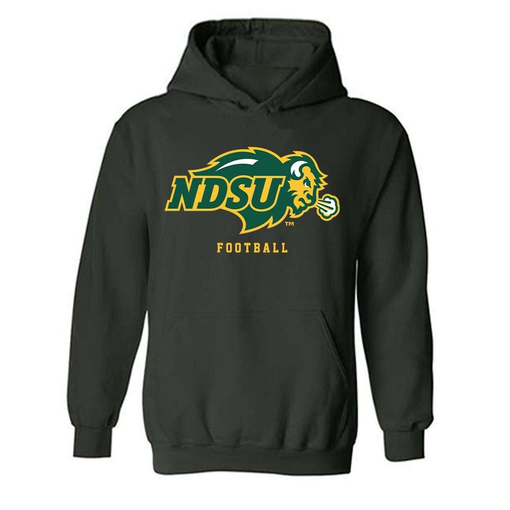 NDSU - NCAA Football : Jack Hansen - Classic Shersey Hooded Sweatshirt-0