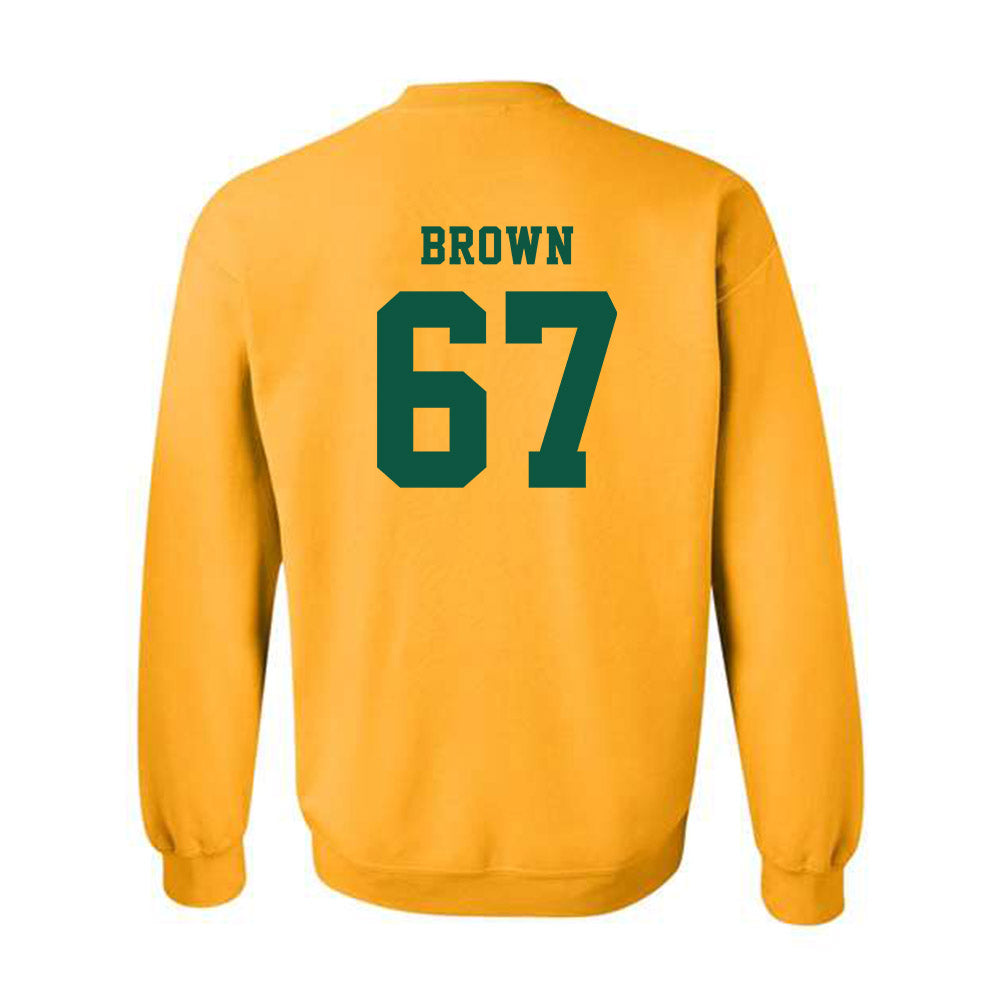 NDSU - NCAA Football : Earl Brown - Classic Shersey Crewneck Sweatshirt-1