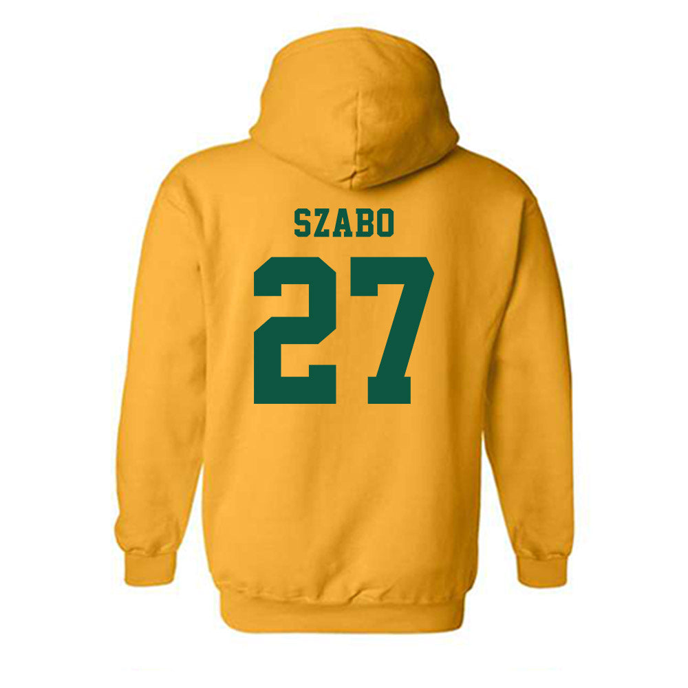 NDSU - NCAA Baseball : Zak Szabo - Classic Shersey Hooded Sweatshirt-1