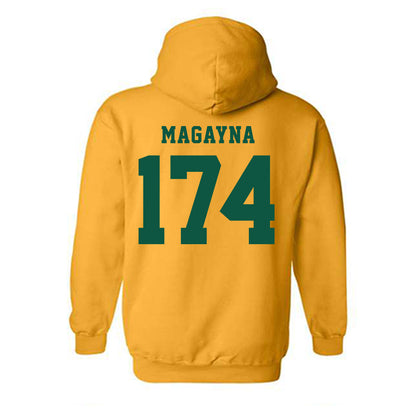NDSU - NCAA Wrestling : Max Magayna - Classic Shersey Hooded Sweatshirt-1