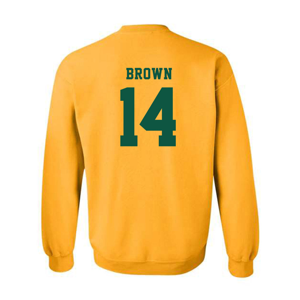 NDSU - NCAA Football : Preston Brown - Classic Shersey Crewneck Sweatshirt-1