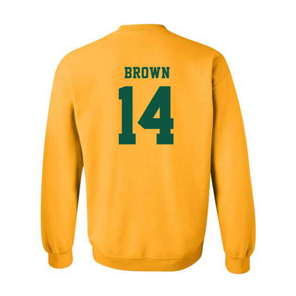 NDSU - NCAA Football : Preston Brown - Classic Shersey Crewneck Sweatshirt-1