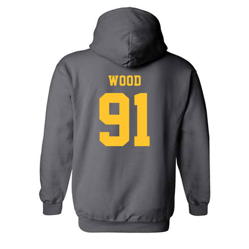 NDSU - NCAA Football : Ethan Wood - Classic Shersey Hooded Sweatshirt-1