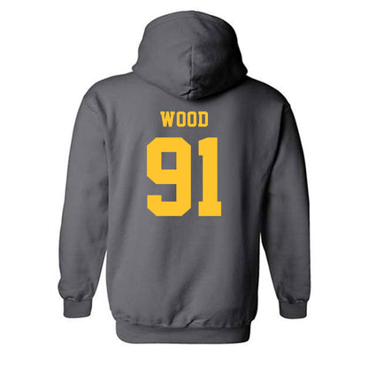 NDSU - NCAA Football : Ethan Wood - Classic Shersey Hooded Sweatshirt-1