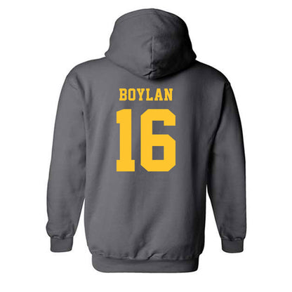 NDSU - NCAA Baseball : Austin Boylan - Classic Shersey Hooded Sweatshirt-1