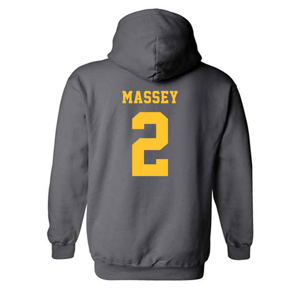 NDSU - NCAA Men's Basketball : Riley Massey - Classic Shersey Hooded Sweatshirt-1