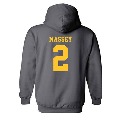 NDSU - NCAA Men's Basketball : Riley Massey - Classic Shersey Hooded Sweatshirt-1