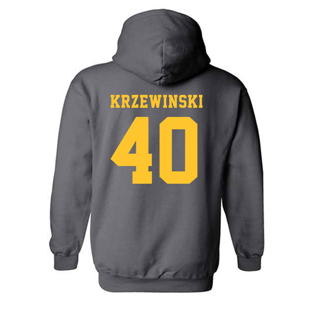 NDSU - NCAA Women's Basketball : Abby Krzewinski - Classic Shersey Hooded Sweatshirt-1