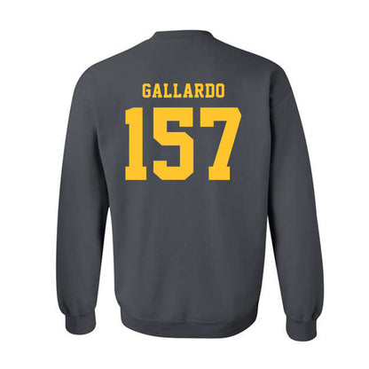 NDSU - NCAA Wrestling : Gabriel Gallardo - Classic Shersey Crewneck Sweatshirt-1