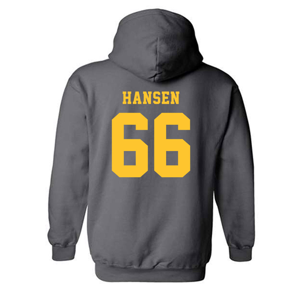 NDSU - NCAA Football : Jack Hansen - Classic Shersey Hooded Sweatshirt-1