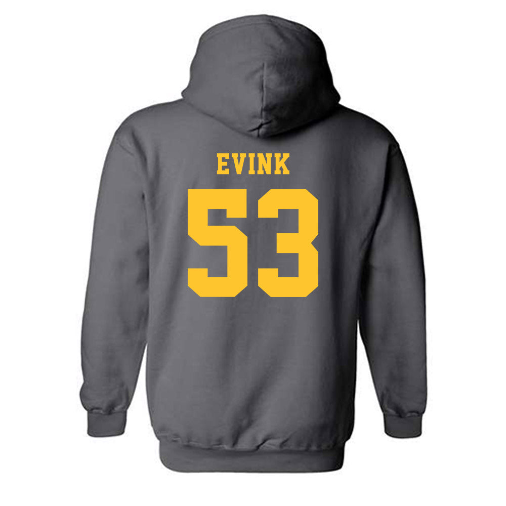NDSU - NCAA Football : Chase Evink - Classic Shersey Hooded Sweatshirt-1